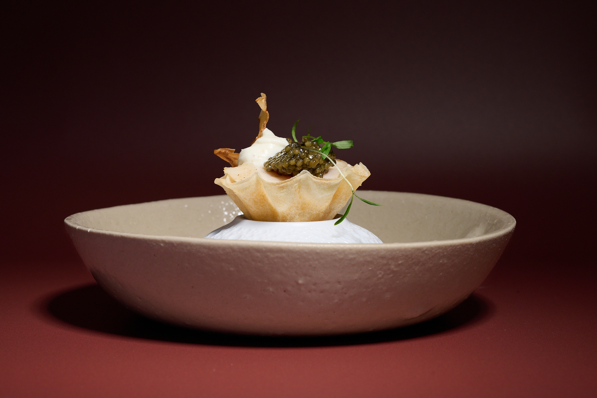 Amuse met kaviaar